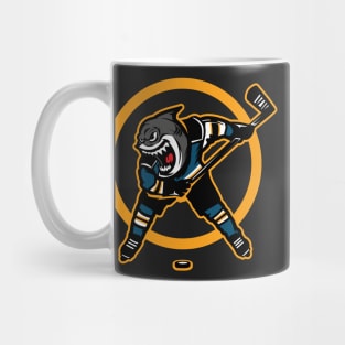 Shark Design San Jose Hockey Mug